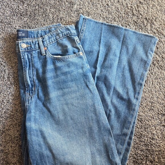 Gap High Rise Wide Leg Jeans Size 10 - Picture 1 of 5